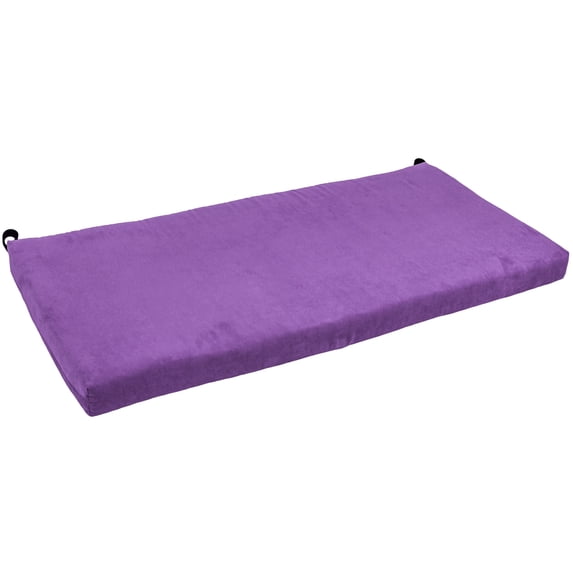 Blazing Needles 54-inch Microsuede Indoor Bench Cushion