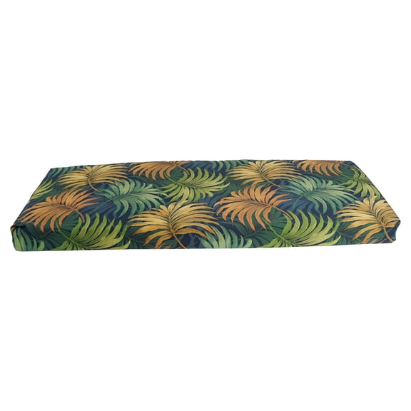 Blazing Needles Outdoor Bench Cushion, 54" x 19", Laperta Monsoon