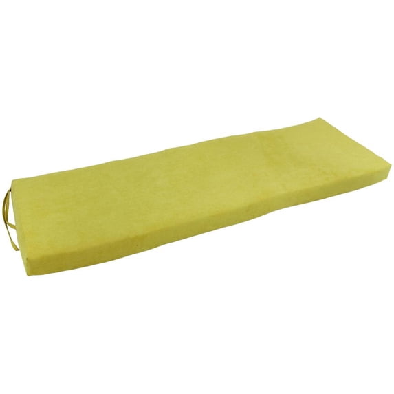 Blazing Needles Microsuede Bench Cushion, 54" x 19", Mojito Lime