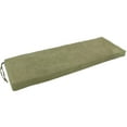 thumbnail image 1 of 54-inch by 19-inch Solid Microsuede Bench Cushion 954X19-MS-SG, 1 of 10