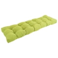 thumbnail image 1 of 55-inch by 19-inch Tufted Solid Twill Bench Cushion Green-Color, 1 of 2