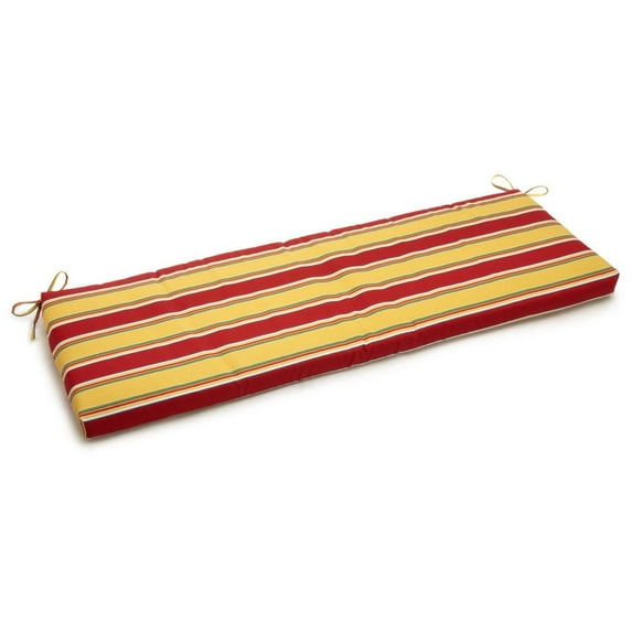 57-inch by 19-inch Outdoor Spun Polyester Loveseat Cushion - Haliwell Multi