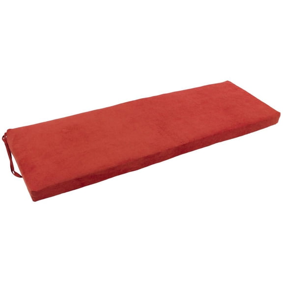 Blazing Needles 57-inch by 19-inch Solid Microsuede Bench Cushion  957X19-MS-CR