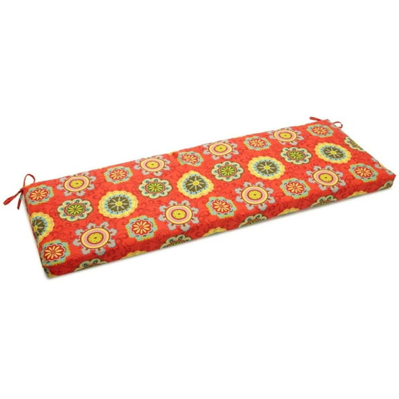 Blazing Needles 60-inch by 19-inch Spun Polyester Bench Cushion