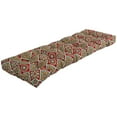 thumbnail image 1 of Blazing Needles 60-inch by 19-inch Tufted Patterned Outdoor Spun Polyester Loveseat Cushion, 1 of 5