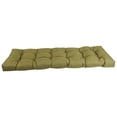 thumbnail image 1 of 60-inch by 19-inch Tufted Solid Outdoor Spun Polyester Loveseat Cushion Green-Color, 1 of 4