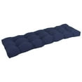 thumbnail image 1 of 60-inch by 19-inch Tufted Solid Twill Bench Cushion Navy-Color, 1 of 2