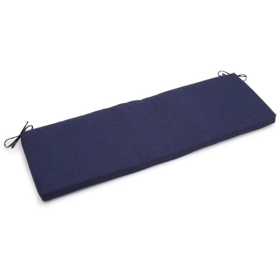 63-inch by 19-inch Spun Polyester Bench Cushion - Azul