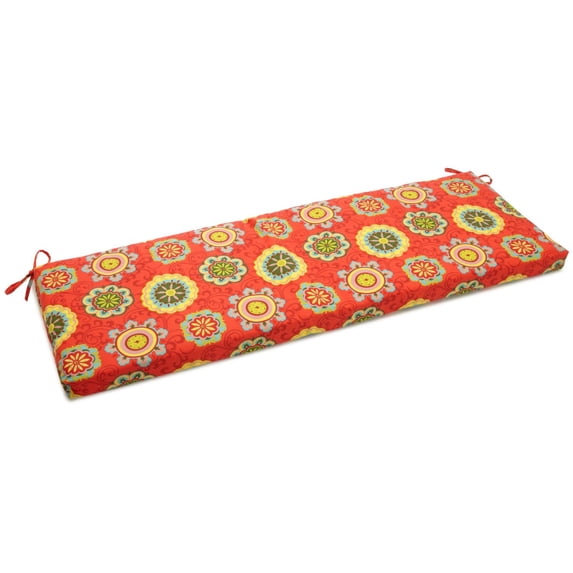 63-inch by 19-inch Spun Polyester Bench Cushion - Farrington Terrace