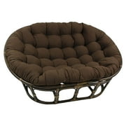 Blazing Needles 65-inch by 48-inch Solid Twill Double Papasan Cushion