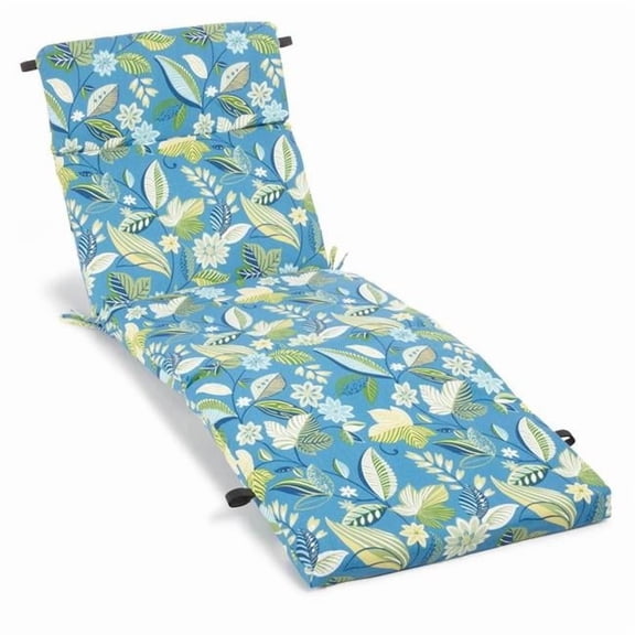 Blazing Needles 93475-REO-SOL-06 72 x 24 in. Solid Polyester Outdoor Chaise Lounge Cushion, Cinnamon