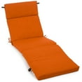thumbnail image 1 of Blazing Needles Outdoor Chaise Lounge Cushion, 72-Inches, Tangerine Dream, 1 of 3