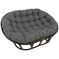 thumbnail image 1 of Blazing Needles 78-inch by 58-inch Solid Spun Polyester Double Papasan Cushion (Cushion Only - Chair Frame NOT Included) 93304-78-REO-SOL-15, 1 of 5