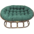 thumbnail image 1 of Blazing Needles 78-inch by 58-inch Solid Twill Double Papasan Cushion  93304-78-TW-ML, 1 of 2