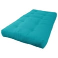 thumbnail image 1 of Blazing Needles Renewal 8-inch Twill Twin-size Futon Mattress - Aqua Blue, 1 of 2