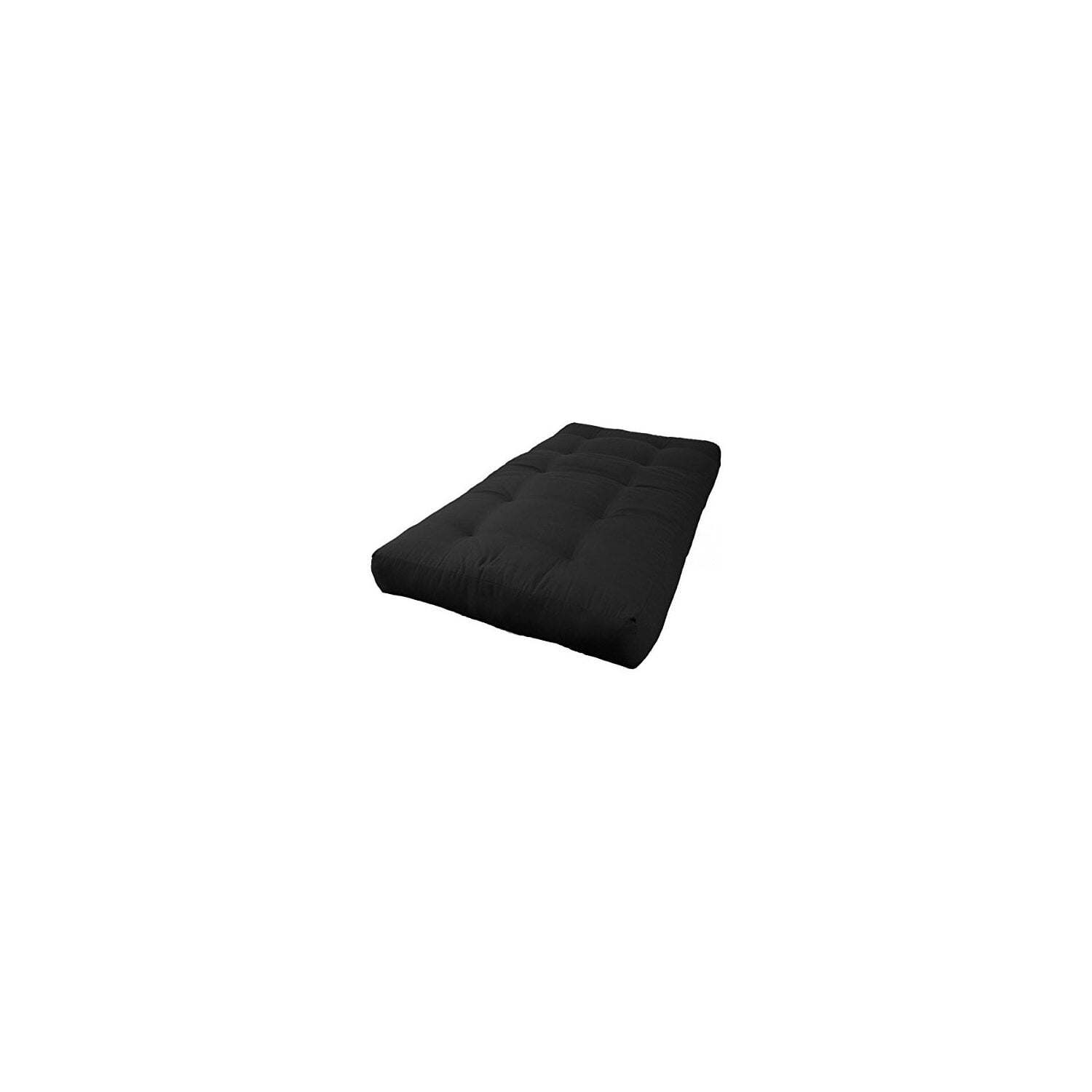 Burgundy Twin Size 8" Twill Futon Mattress Pad