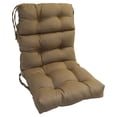 thumbnail image 1 of Blazing Needles Multi-Section Tufted Chair Cushion, 22 x 45, Tan, 1 of 1