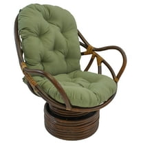 48-inch by 24-inch Solid Twill Swivel Rocker Cushion
