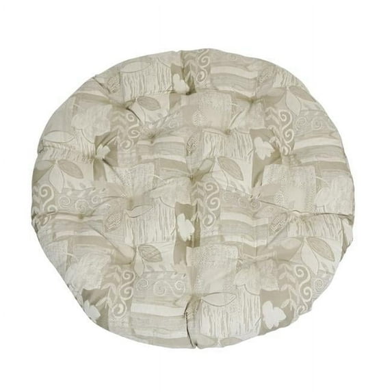 Blazing Needles Tufted Double Papasan Cushion, 44 x 44, Pine Cabin