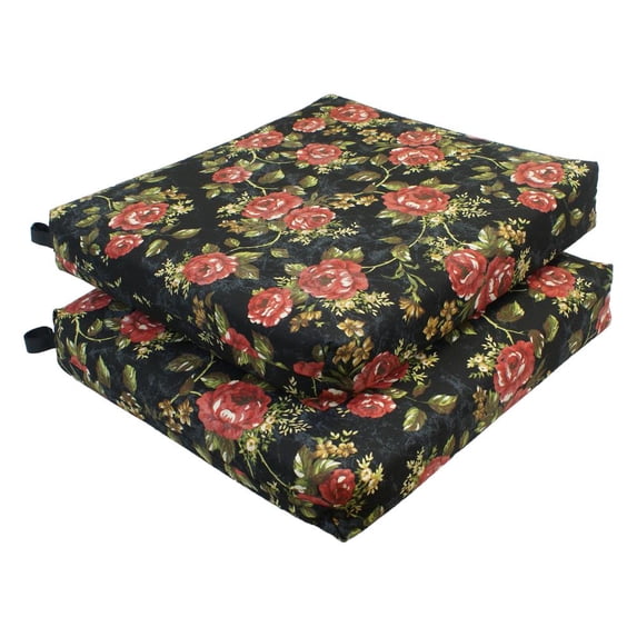 Blazing Needles 20-inch by 19-inch Chair Cushions (Set of 2) 93454-2CH-ID-006