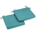 thumbnail image 1 of Blazing Needles 93454-2CH-TW-AB 20 x 19 in. Solid Twill Chair Cushions, Aqua Blue - Set of 2, 1 of 5