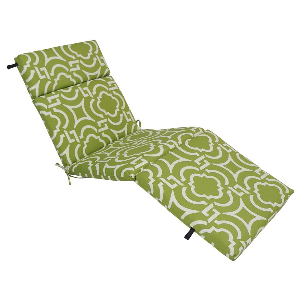 Blazing Needles 93475-OD-131 72 x 24 in. Polyester Outdoor Chaise Lounge Cushion, Carmody Kiwi