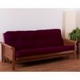 thumbnail image 1 of Blazing Needles Renewal 5-inch Twill Full-size Futon Mattress - Burgundy, 1 of 2