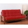 thumbnail image 1 of Blazing Needles Renewal 10-inch Twill Full-size Futon Mattress - Red, 1 of 2