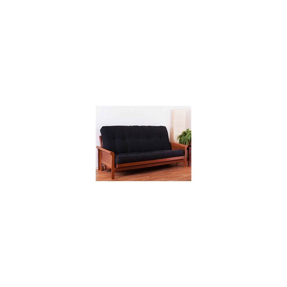 Blazing Needles Renewal 7-inch Twill Queen-size Futon Mattress-Color:Sunset,Size:Queen