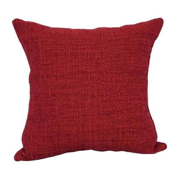 Blazing Needles 9910-S1-ID-164 17 in. Jacquard Throw Pillows with Inserts, Welby Pimento