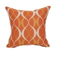 thumbnail image 1 of Blazing Needles 9910-S1-PO-005 17 in. Square Premium Polyester Outdoor Throw Pillow, Duo Mango, 1 of 1