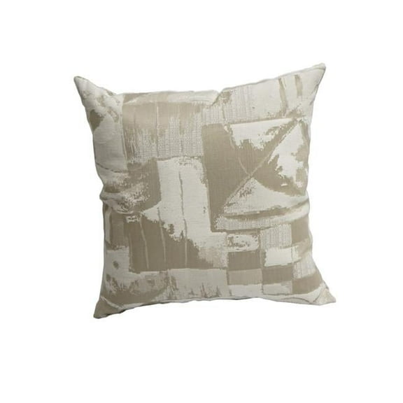 Blazing Needles 9910-S1-ZP-ID-048 Soft Jacquard Indoor Throw Pillows, Getty Globe