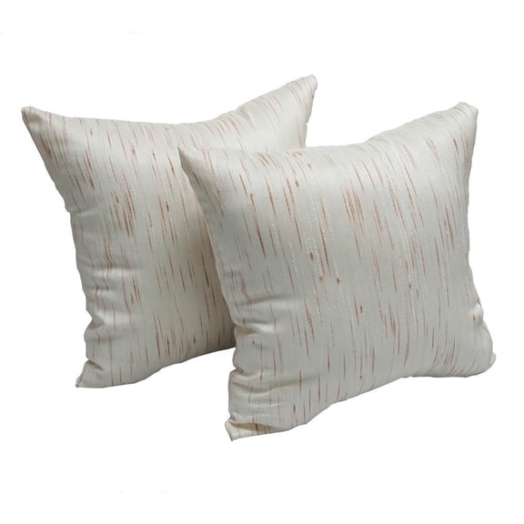 17-inch Jacquard Throw Pillows with Inserts (Set of 2) 9910-S2-ID-025