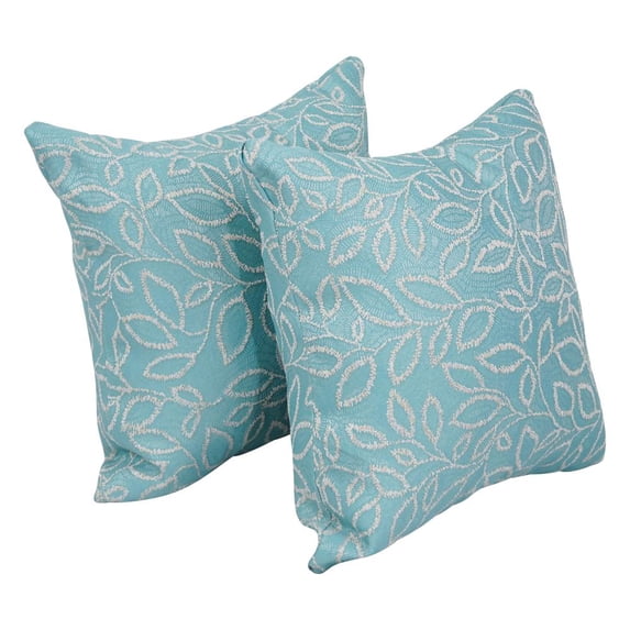 17-inch Jacquard Throw Pillows with Inserts (Set of 2) 9910-S2-ID-092