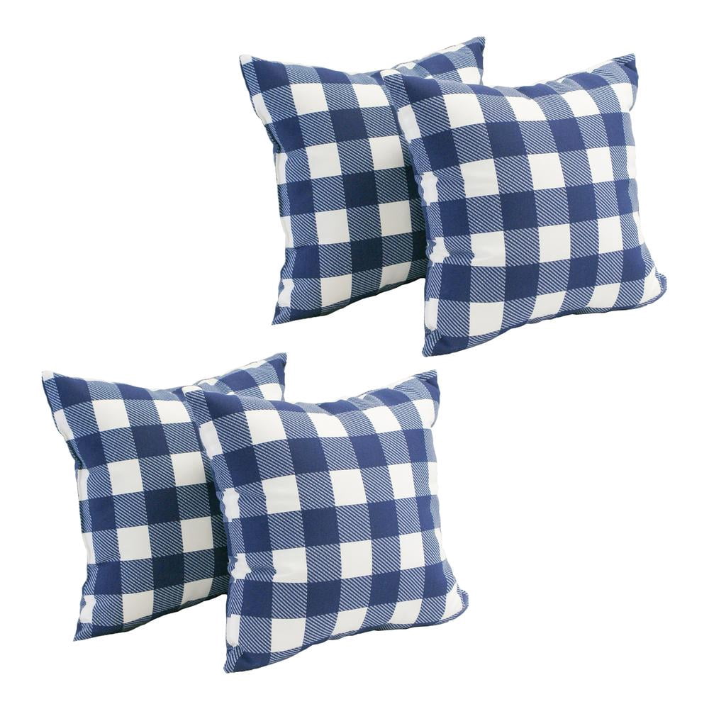 Spun Polyester 17-inch Outdoor Throw Pillows (Set of 4) CO-JO18-15-S4