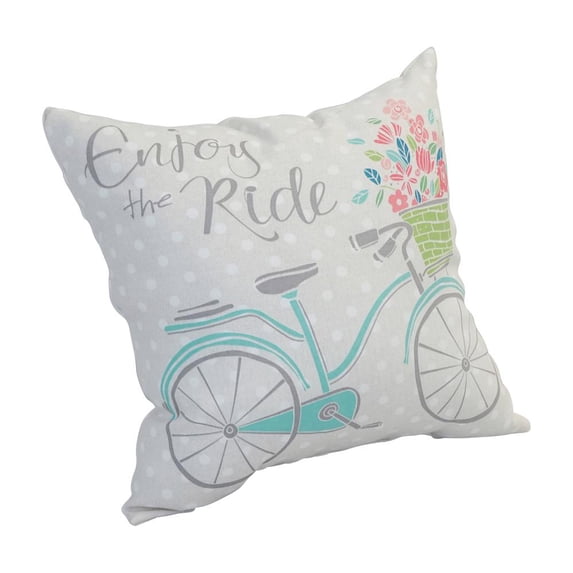Spun Polyester 17-inch Double-sided Outdoor Throw Pillows (Set of 2) CO-JO18-DS-01-S2