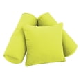 thumbnail image 1 of Blazing Needles Double-corded Solid Twill Throw Pillows with Inserts (Set of 3), 1 of 3