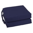 thumbnail image 1 of Blazing Needles Indoor 16" x 16" Twill Chair Cushion, Navy, 1 of 3