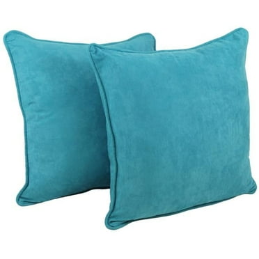 Blazing Needles Microsuede Throw Pillows - Set of 2