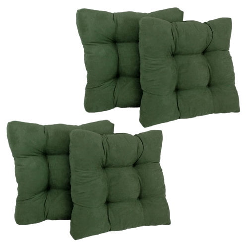 Blazing Needles Microsuede Tufted Chair/Rocker Cushion (Set of 4)