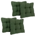 thumbnail image 1 of Blazing Needles Microsuede Tufted Chair/Rocker Cushion (Set of 4), 1 of 4