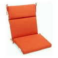 thumbnail image 1 of Blazing Needles Spun Polyester Outdoor Seat/Back Chair Cushion-Size:19"x40",Style:Tangerine Dream, 1 of 2