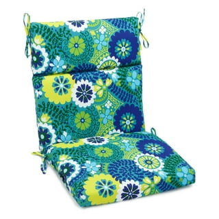 Blazing Needles 19 x 19 U-Shaped Tufted Outdoor Chair Cushion –