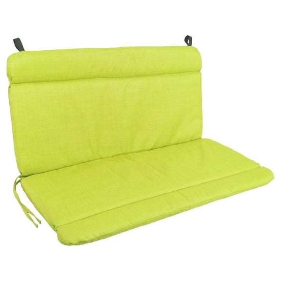 Blazing Needles Spun Poly Double Glider Chair Outdoor Cushion