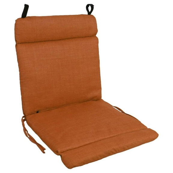Outdoor Single Glider Chair Cushion ( 1 Piece Seat and Back) - Cinnamon