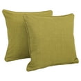 thumbnail image 1 of Blazing Needles Outdoor Spun Poly 20-Inch by 20-Inch by 6-Inch Throw Pillow, Avocado, Set of 2, 1 of 2
