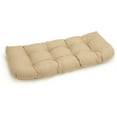 thumbnail image 1 of Blazing Needles REO Outdoor Spun Poly Loveseat Patio Bench Cushion - 42 x 19 in., 1 of 2
