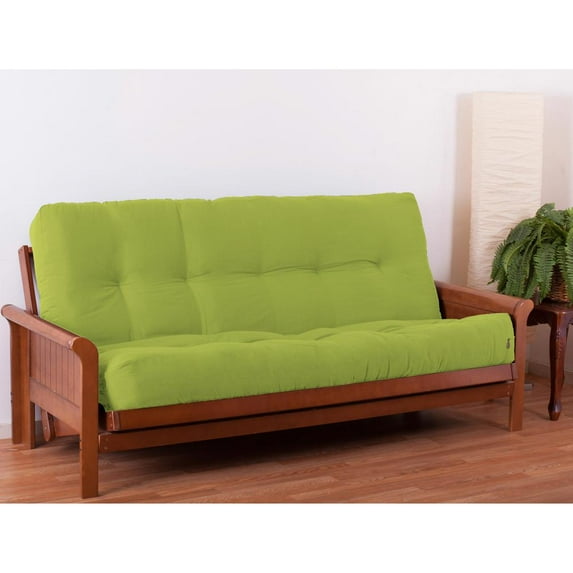 Blazing Needles Renewal 10-inch Twill Full-size Futon Mattress - Mojito Lime