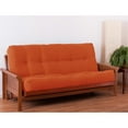 thumbnail image 1 of Blazing Needles Renewal 10-inch Twill Full-size Futon Mattress - Tangerine Dream, 1 of 2