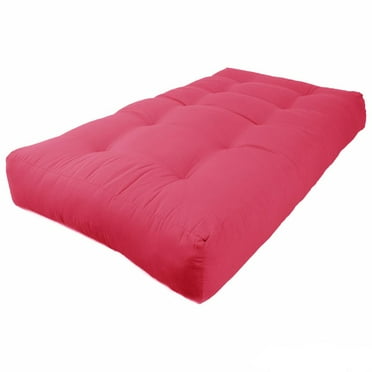 Blazing Needles Renewal 10-inch Twill Twin-size Futon Mattress - Bery Berry